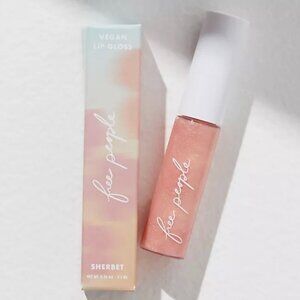 Free People Sherbet Vegan Lip Gloss — Peach Pink Shine